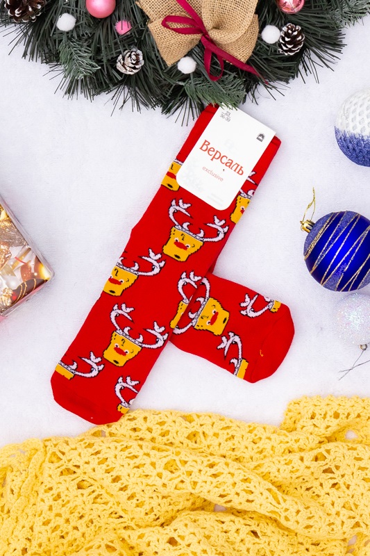 Шкарпетки жіночі "Новорічні" (зима)